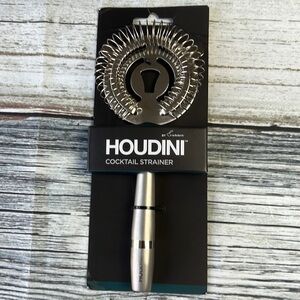 HOUDINI Cocktail Strainer Stainless Steel With a 3.5"W x 8.7"L in Size